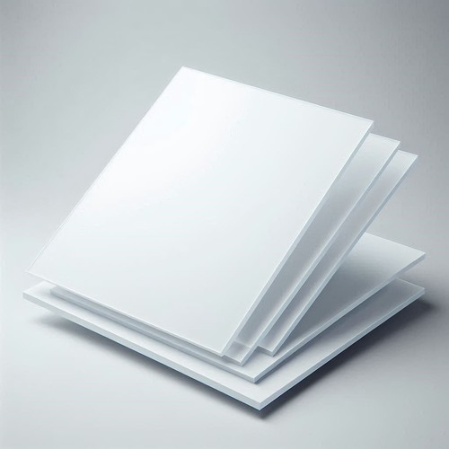 3mm white rectangular - 3mm, rectangular,