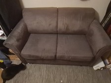 Grey Pull-Out Sofa Bed Double