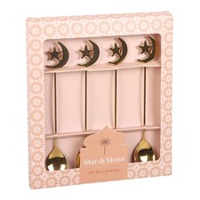 Set of 4 Star and Moon