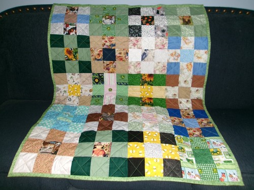 Handmade patchwork baby crib - baby's,