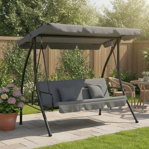 Outdoor seater garden swing - outdoor,