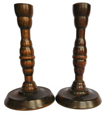 2 antique vintage wooden