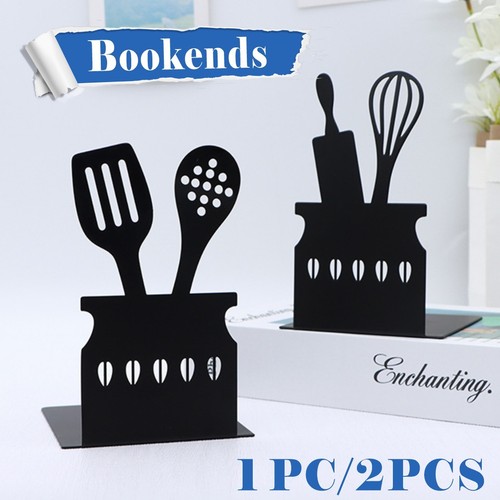 Bookends heavy duty metal - heavy, book