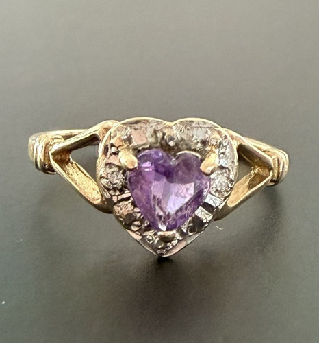 9ct 375 yellow - 375, heart