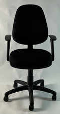 Albion Chairs P3 high back office chairs in Havana black: ex-showroom
