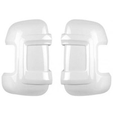 Fits Fiat Ducato 2007-2024 White Wing Mirror Cover Protectors L & R Side.