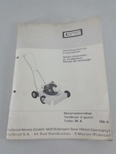 Operating Instructions + Parts