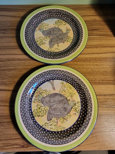 Vintage pair hand - pair, painted