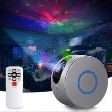 LED Night Light Projector, 2-in-1 Projector Stars Galaxy Table Lamp Star Night