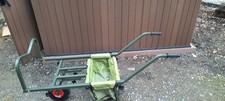 Atlas Green Carp Fishing Barrow Single Wheel Collapsible