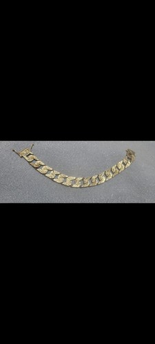 62gram 9ct gold - bracelet., bark