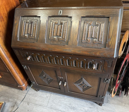 Vintage oak linenfold - vintage,
