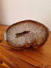 Geode Sliced in Half With