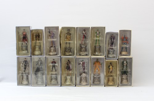 34x eaglemoss chess - chess, pieces