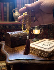 handmade prayer beads amber