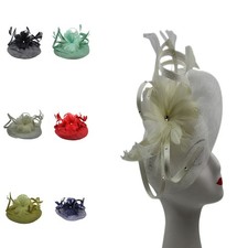 Large Fascinator with Sinamay