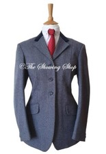 LADIES MEARS  BLUE TWEED SHOWING/ HUNTING  JACKET SIZE 14 (38)