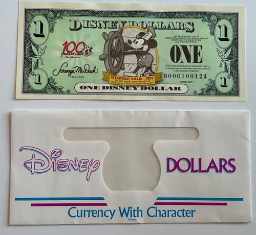 Disney dollars steamboat - disney,