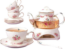 Vintage Porcelain Tea Set with