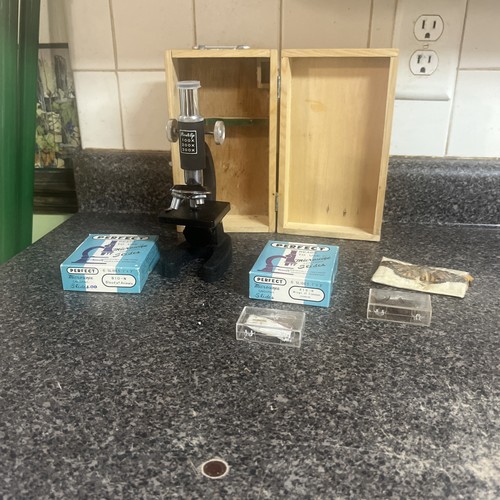 Vintage perfect microscope - perfect, in