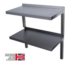 TWO Stainless Steel Shelves
