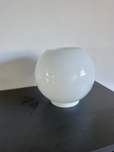 Vintage white globe oil - globe, lamp