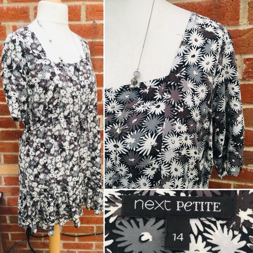 Next petite size grey white - petite, 14