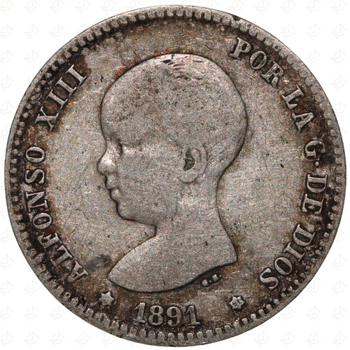 1891 spain alfonso xiii - 1891,