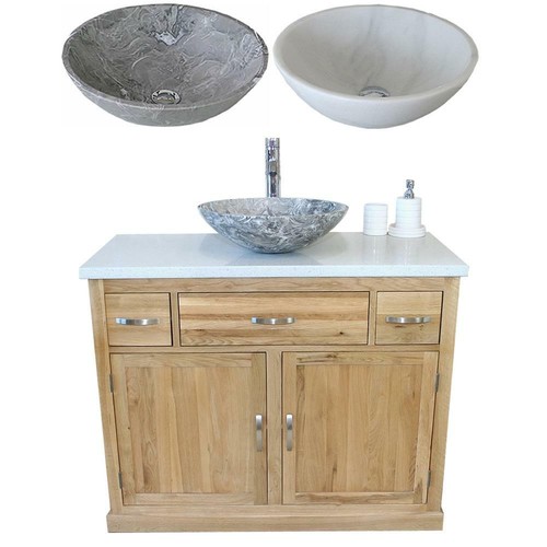 Bathroom vanity unit oak - unit,