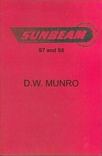 Sunbeam S7 S8 by DW Munro Manual 1954 BSA Sunbeam Shaft Drive ohc Book 500