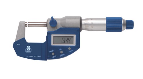 Moore and wright ip54 25mm - ip54, 0-25mm