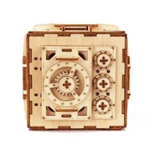 Safe Box Treasure 3D Wooden