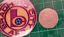 Bradford City Pin Badge Retro