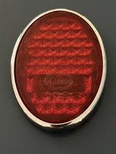 VW Early Oval Beetle Rear Light Lens for Heart Shaped Light Housing. 1952-55