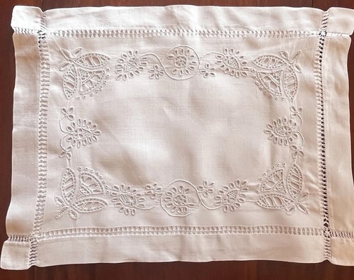 Antique linen whitework - antique,