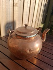 vintage small copper kettle