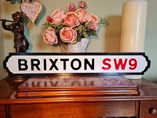 Brixton Indoor Old Fashioned London Street Sign Lambeth South London	