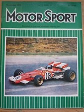 MOTOR SPORT NOV 1970 Alfa