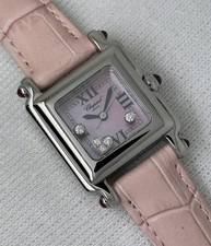 Chopard Happy Sport Ladies Watch Pink Mother Of Pearl Diamond Dial Quartz 8892