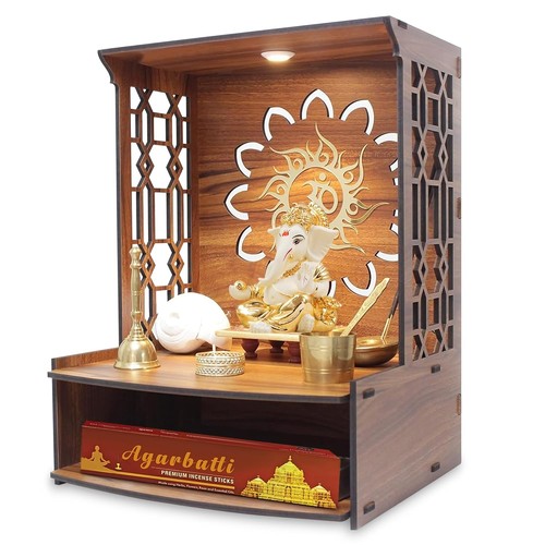 Wooden pooja mandir for - wooden,