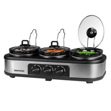 Daewoo Triple Slow Cooker 3 x