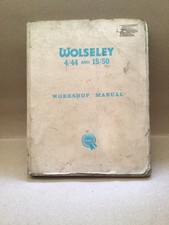Wolseley 4/44 & 15/50 Workshop