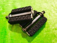 Vintage diamond rubber block Union pedals British roadster bike bicycle retro