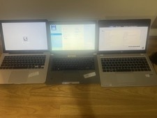 Joblot 3x Laptops MacBook, HP and Toshiba Core i5