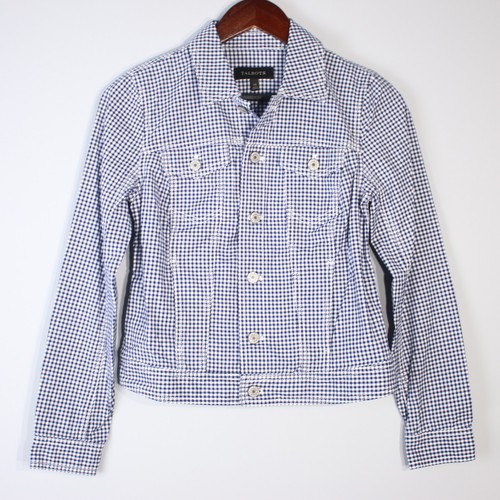 Talbots womens checkered - xs,