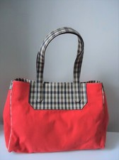 AQUASCUTUM SHOULDER TOTE - RED