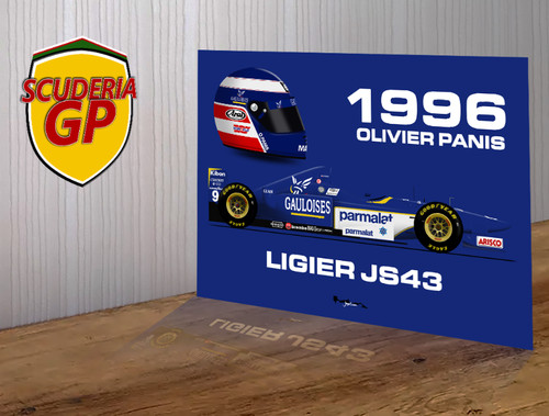 Ligier artwork metal - f1, sign