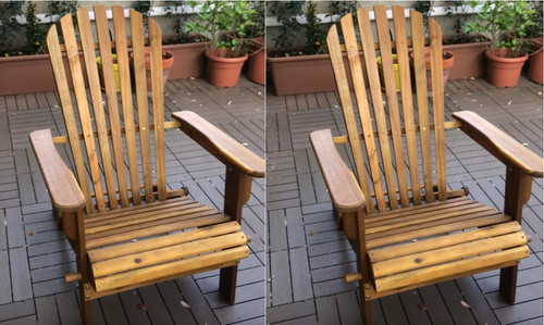 Wooden garden chairs - garden,