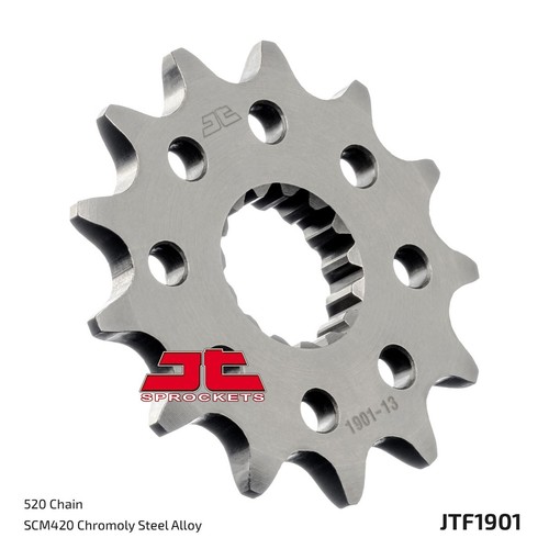 Front steel drive sprocket - front,