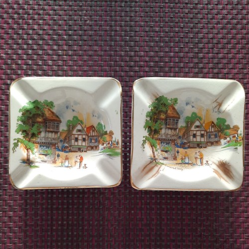 Pair vintage falcon ware - of,